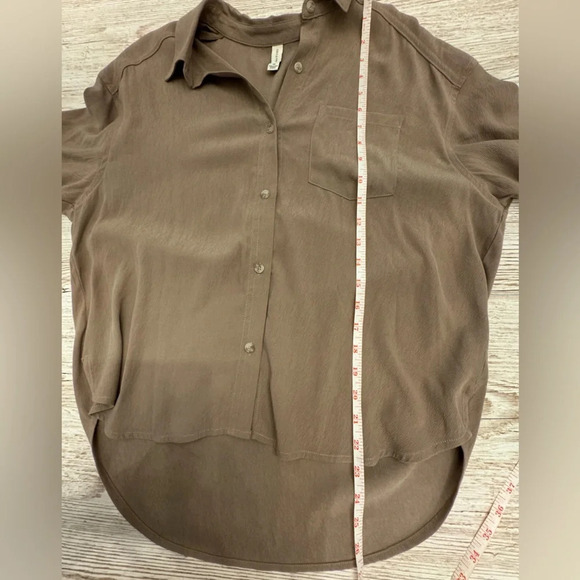 Gentle Fawn Tenille Button Down Collar Shirt in Porcini XS - Picture 9 of 13